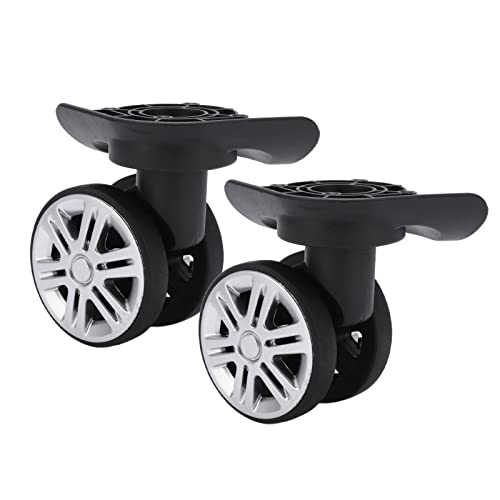 SUNGOOYUE Suitcase Caster, 1 Pair Luggage Wheels Suitcase Casters Repalcement Double Row Wheels Replacement Wheels Components & Parts