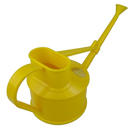 Haws Handy Indoor Plastic Watering Can, Yellow, 1 US Pint