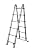 Telesteps 612TC OSHA Compliant 6 ft A-frame/12 ft Extension Telescoping Combi Ladder