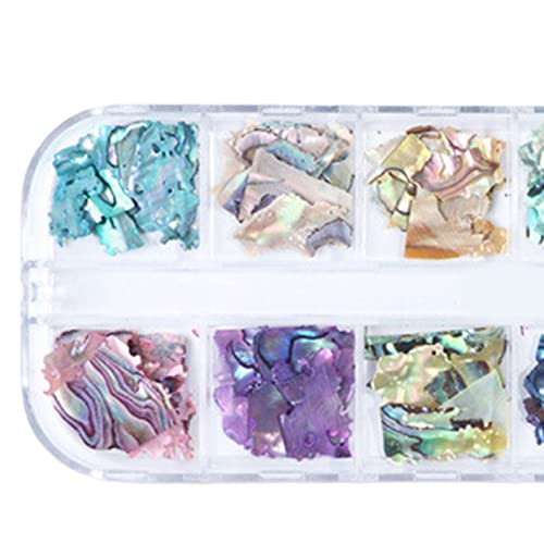 Nail Sequin Super Thin Diy Shiny Nail Decorative Glitter Flakes Nail Art Supplies L #TOP2