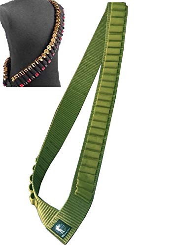 Tactical Pro Sports Shotgun Shell Bandolier/56 Rounds (Army Green)