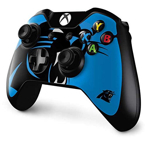 Skinit Decal Gaming Skin Compatible with Xbox One Controller - Officially Licensed NFL Carolina Panthers Large Logo Design