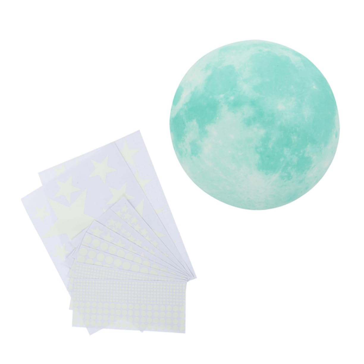 Autocollants muraux phosphorescents pour rassurer les enfants au lit