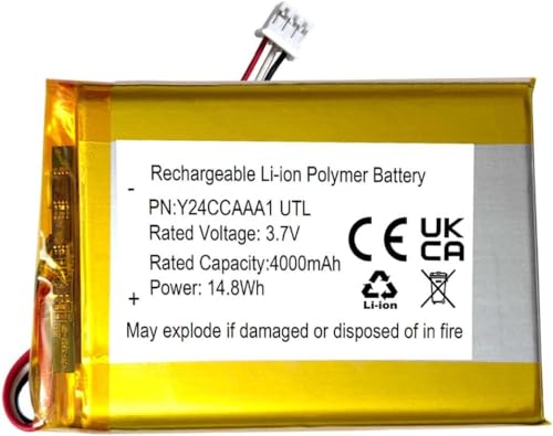 4000mAh 3.7v Rechargeable Battery Replacement for Bonoch BBM05,BBM03, BBM01, Babysense HD S2 Video Baby Monitor