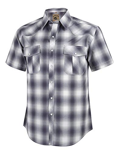 Chemises à manches courtes homme motif écossais multicolore en 3XL