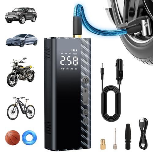 Nanming 12000mAh Cordless Portable Tire Inflator Air Compressor w/ 150PSI and Auto-Stop 16.99 + Free Shipping + 50% Off Code 7SYWGJZ0 - image 1