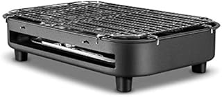 review Zcm Electric Grills Multifunctional Electric Barbecue Grill Household Smokeless Teppanyaki Barbecue Grill Electric Grill 220V Indoor Barbecue Machin (Color : Black)