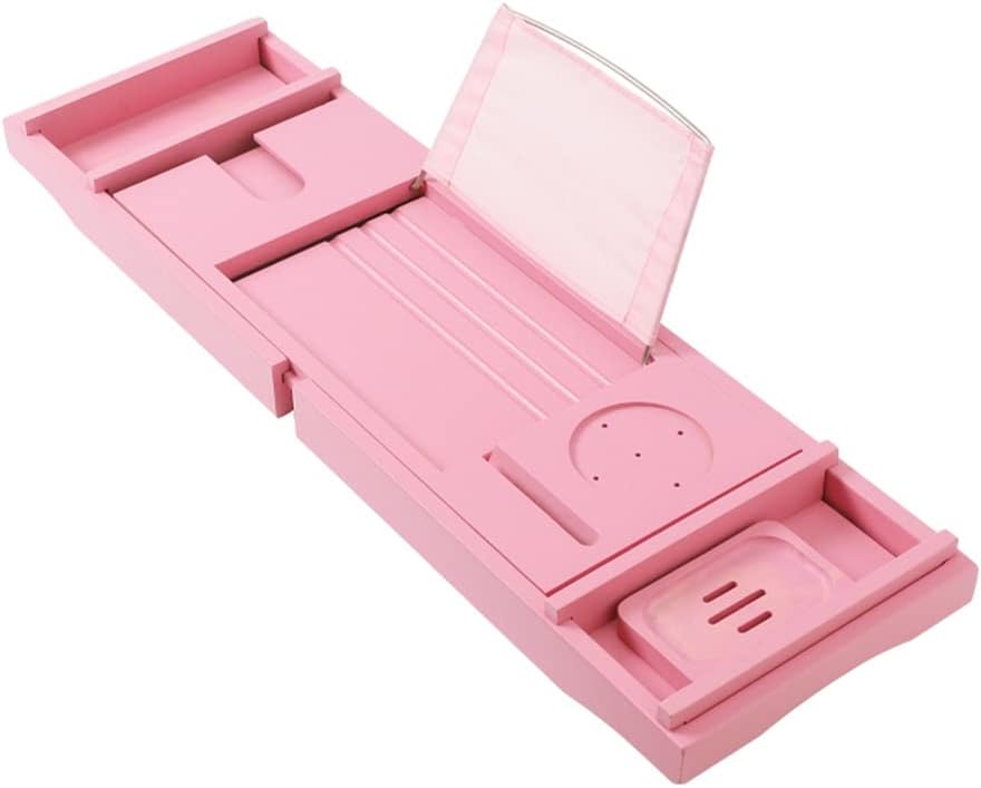 Retractable Shelf Bathtub Storage Rack Bathroom Drain Rack Bathtub Tray Bathroom Accessories