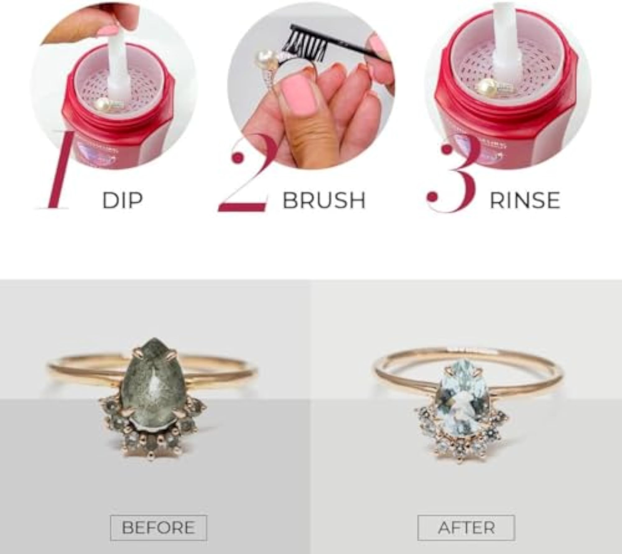 Connoisseurs Delicate Jewelry Cleaner for Diamonds