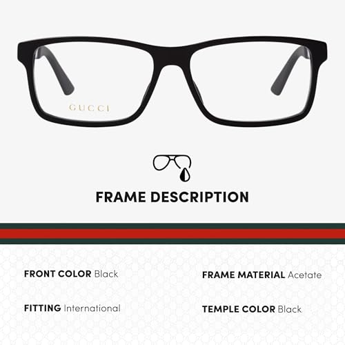 Image of Gucci GG0692O Designer Fashion Eyeglasses Stylish Rectangular Frame Eyewear with Luxury eSHADES Kit - Embrace Sophistication and Elegance