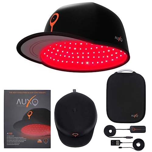 Auxo A150 Hair Growth Red Light Laser Hat For Treatment Of Hair Loss Due To Androgenic Alopecia (Aga) For Men Women Hair Regrowth Treatment For Thinning Hair Fda Cleared #TOP7