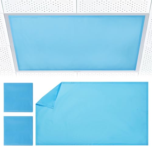 Torixqi 2pcs Fluorescent Light Covers - Light Covers for Ceiling