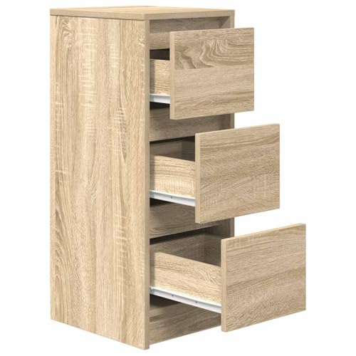 vidaXL Buffet chêne Sonoma 29,5x34x76 cm Bois d'ingénierie – vue 6