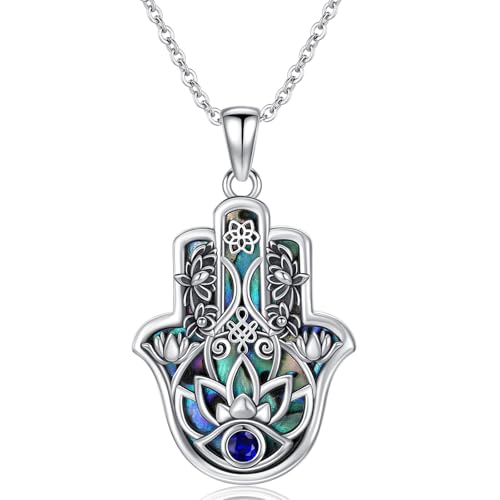 Collier main de Fatima en argent 925 contre les énergies négatives du quotidien