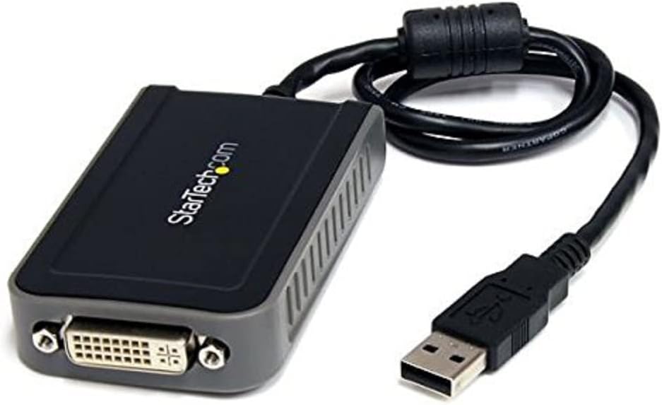 StarTech.com USB to DVI External Video Dual or Multi Monitor Video Card Adapter - 1440x900 - USB to DVI Graphics Adapter M/F