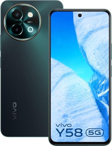 Image of Vivo Y58 5G Smartphone (Sundarbans Green, 8GB RAM, 128GB Storage)