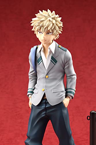 Bell Fine My Hero Academia: Konekore: Katsuki Bakugo (Uniform Version) 1:8 Scale Pvc Figure, Multicolor #TOP4