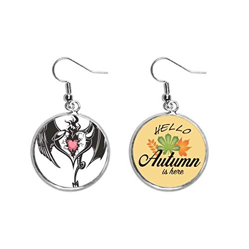 Pendientes de hojas de otoño largos para estilizar tus looks de diario
