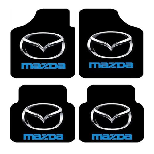 TXCVRID Juego De Alfombrillas para Mazda 3 Fastback 2003-2022,Alfombrillas para Coche,Antideslizantes,Alfombrilla Lavables, FáCil Lavado Y Aspirado,4 Piezas