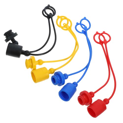 FUNOMOCYA 8pcs Hydraulic Joint Cap Hydraulic Hose Covers Hydraulic Hose Dust Caps Hydraulic Covers Coupler Caps Coupler Covers Coupling Dust Caps Hydraulic Coupler Dust Plug Plastic