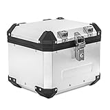 Dimensiones: ancho 380mm, alto 305mm, profundidad 320mm, volumen 33 litros. Topcase para un transporte de equipaje perfecto y una apariencia de verdadera aventura