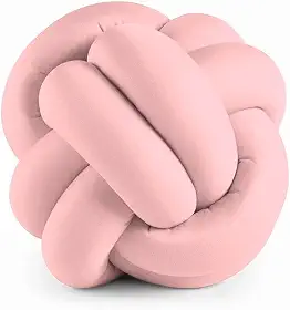 Almofada de Nó Escandinavo 35cm Nozinho Ideal para Decoração Salas e Quartos Malha