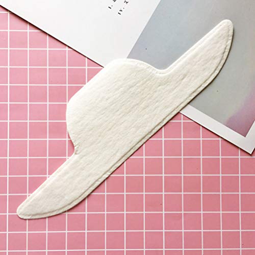 BESPORTBLE 20 peças de almofadas de suor para colarinho autoadesivo, forro de pescoço para homens e