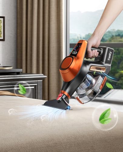 Cordless Vacuum Cleaner, 550W/45Kpa Vacuum Cleaners for Home with LED Screen, Max 60 Mins Runtime, Noise Reduction Tech, Anti-Tangle Stick Vacuum for Pet Hair Carpet and Hardfloor