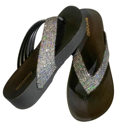 Stylish Flip Flops for Women Blink Platform Sandals Versatile Beach Pool Slippers Soft Non-slip Indoor Outdoor Shoes 2025