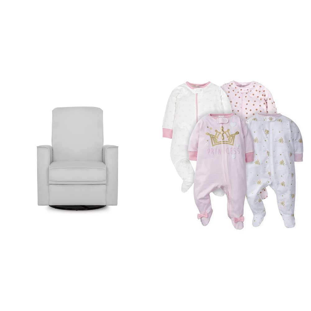 Evolur Raleigh Basic Glider, Recliner and Rocker in Rustic Grey : Everything Else