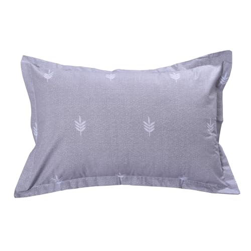Image of Huesland by Ahmedabad Cotton 144 TC Cotton Elastic Fitted Bedsheet for Single Bed with 1 Pillow Cover | 36 x 78 inches