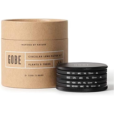 GOBE - Kit de Filtros para Objetivo 55 mm (4 filtros) Cover