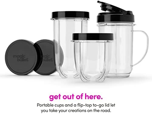 Magic Bullet Blender, Small, Silver, 11 Piece Set — view 3