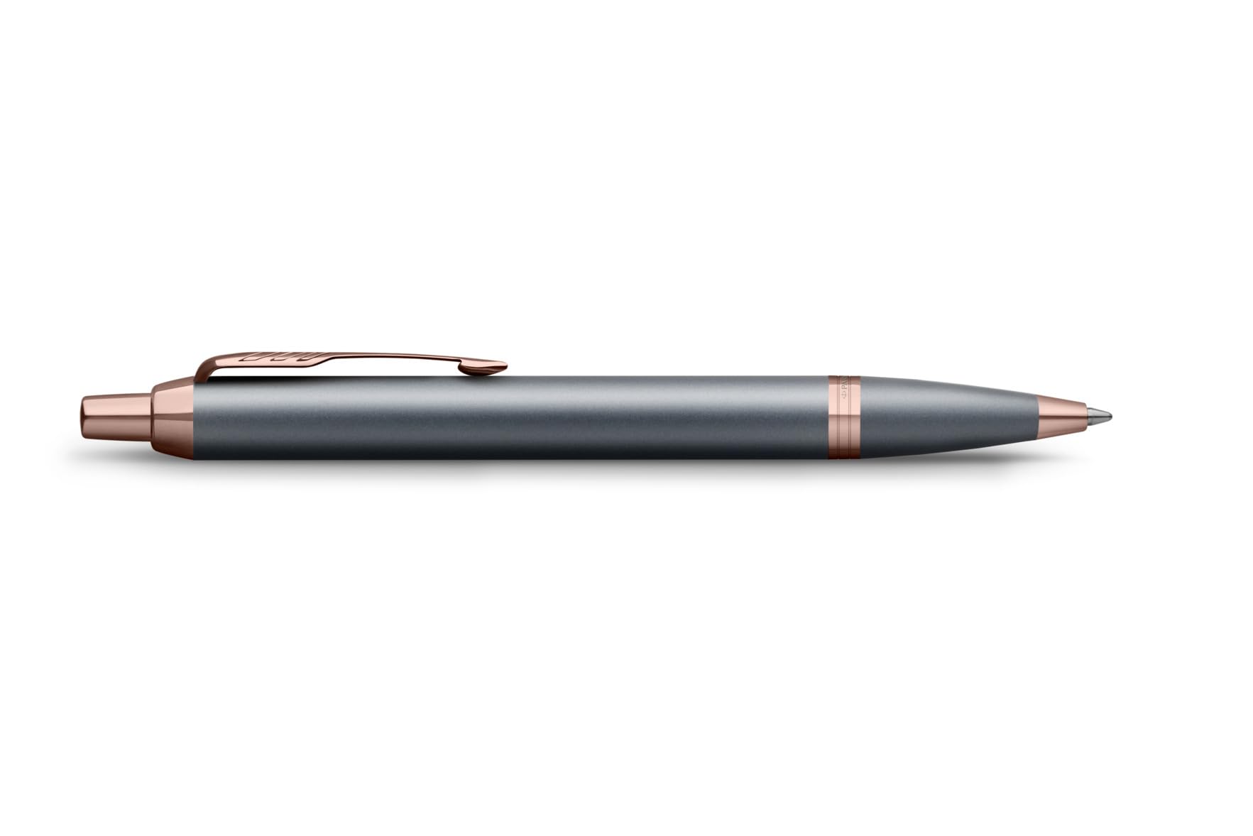 PARKER IM Set penna a sfera + penna stilografica con incisione personalizzata – Penna di lusso personalizzata – The Finishing Touch Collection regalo per matrimonio, compleanno, ufficio (Slate)