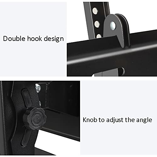 Support plafond TV double écran inclinable pour supprimer les reflets et optimiser la visibilité