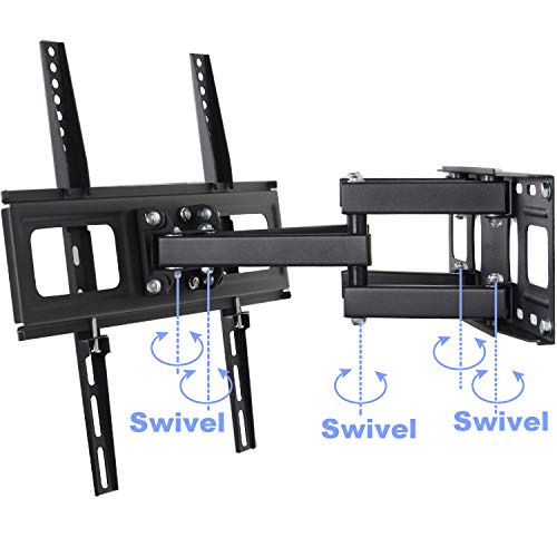 VideoSecu MW340B2 TV Wall Mount Bracket for Most 32-65 Inch LED, LCD, OLED, UHD Plasma Flat Screen TV, with Full Motion Tilt Swivel Articulating Dual Arms 14" Extend,400x400mm,100 LBS WR9 by VideoSecu - Image 5