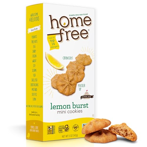 Homefree Lemon Burst Mini Cookies, 5 oz (Pack of 1)
