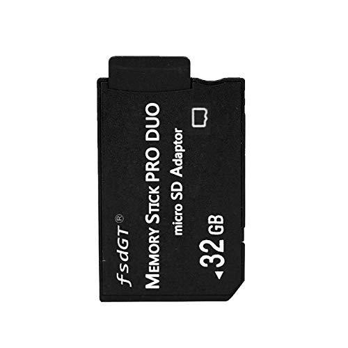 Fengshengda 32G High Speed Memory Stick Pro-HG Duo Class 10 32G Micro SD and Mark2 HX Adapror for PSP Accessories