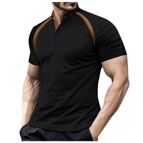 Chemise homme manches courtes respirante en coton anti-plis style sport