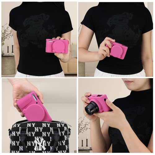 Funda para cámara Canon PowerShot SX740 HS en silicona suave miniatura 6