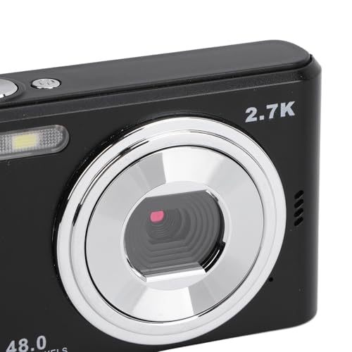 Câmera Digital Masyrt 2.7K 48MP Com Tela IPS de 2,4 Polegadas, Zoom 8X e Foco Automático, Portátil p