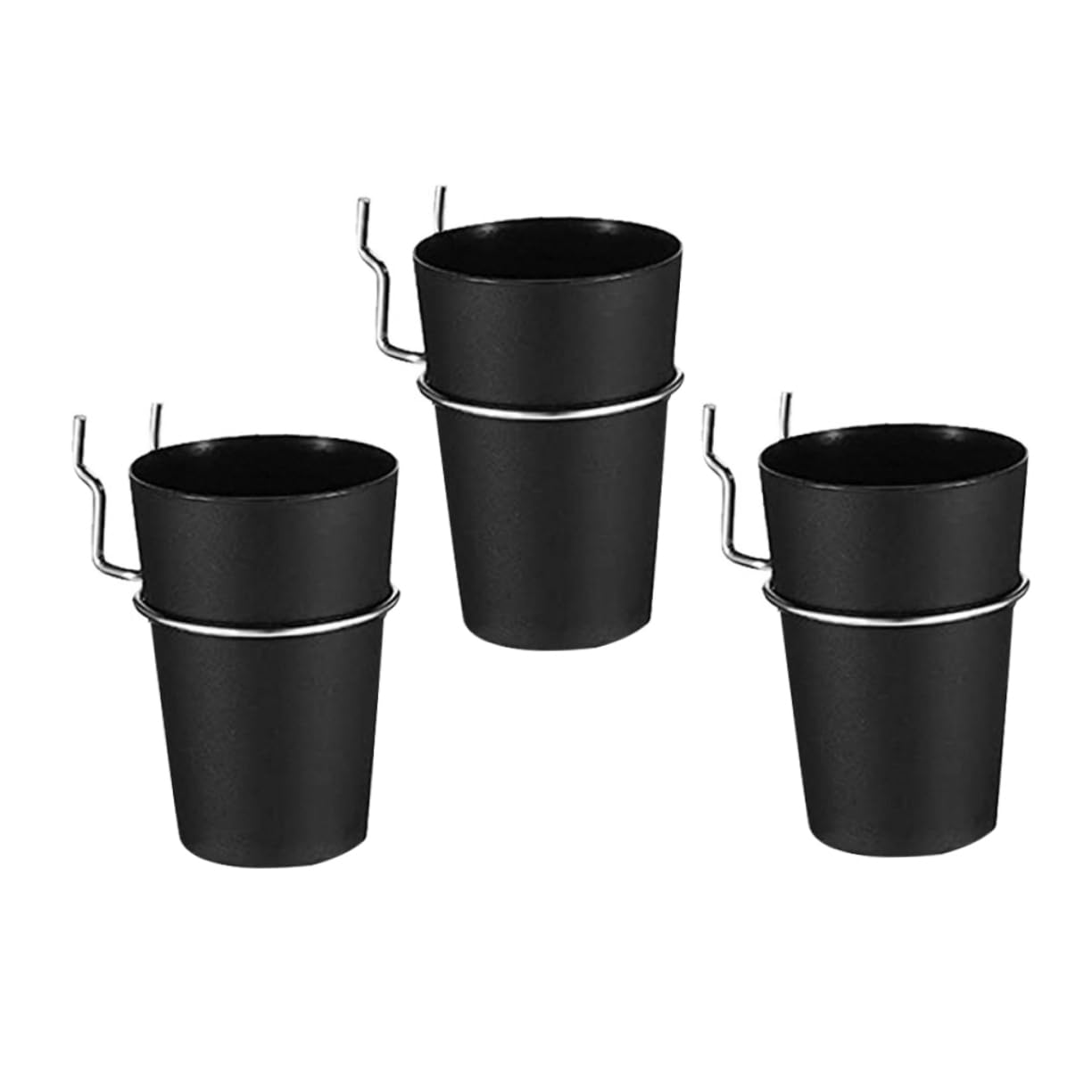 ARTIBETTER 3 Pack Pegboard Organizer Cups Hooks Small Parts Storage for Home Garage and Workshop