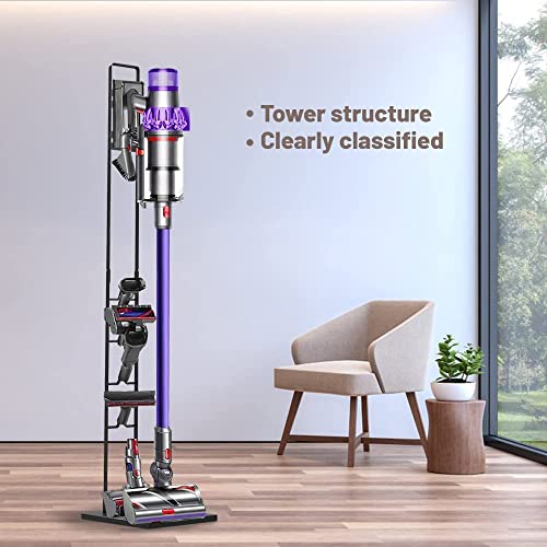 Image of Vacuum Stand for Dy-Son,Stable Metal Storage Bracket Stand Holder for Dy-Son Handheld V6 V7 V8 V10 DC30 DC31 DC34 DC35 DC58 DC59 DC62 Cordless Vacuum Cleaners & Accessories & Attachments