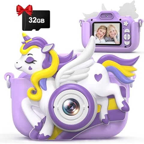 Hangrui Appareil Photo Enfant,2.0 Pouces Appareils Photos Numériques Cover