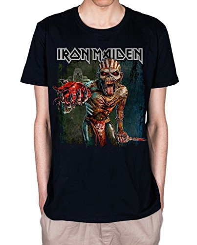 Official Iron Maiden Book of Souls European Tour 2016 Unisex T-Shirt Killers Piece of Mind Black