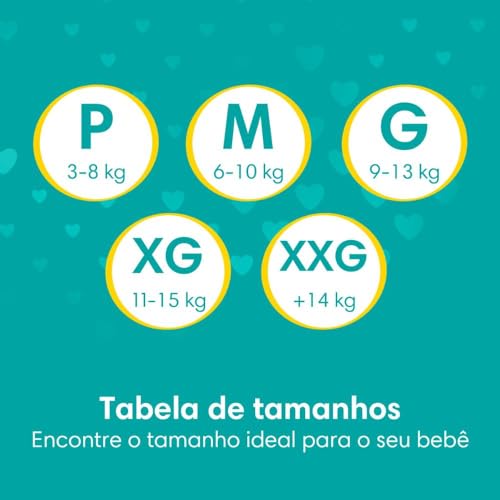 Pack Pampers Ajuste Total Fralda XG 132 unidades