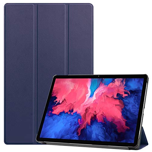 Custodia per Lenovo Tab P11 2021 TB-J606F TB-J606X 11 Pollici Slim Case Case con Funzione di Supporto e Auto Blu