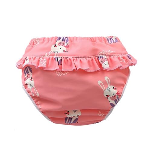 Pañales Agua, Bañador Pañal Bebe Niño Niña Reutilizable, Lavables Pantalones Bañadores Protección UV, Pañales de Agua Bebé para Nadar con Estampado de Lindo, Pantalones de Entrenamiento Natación