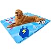 GoPetee Koelmat voor honden koelkussen voor afkoeling in de zomerhitte koeldeken geschikt voor thuis onderweg of in de auto（81 * 96CM)