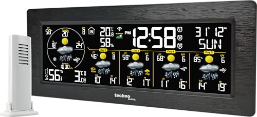 techno line WD3050 Smart Life Wetterstation: Präzise 5-Tage-Vorhersagen, App-Steuerung, Alarmfunktionen & Mehr – Ihr persönlicher Wetterexperte...